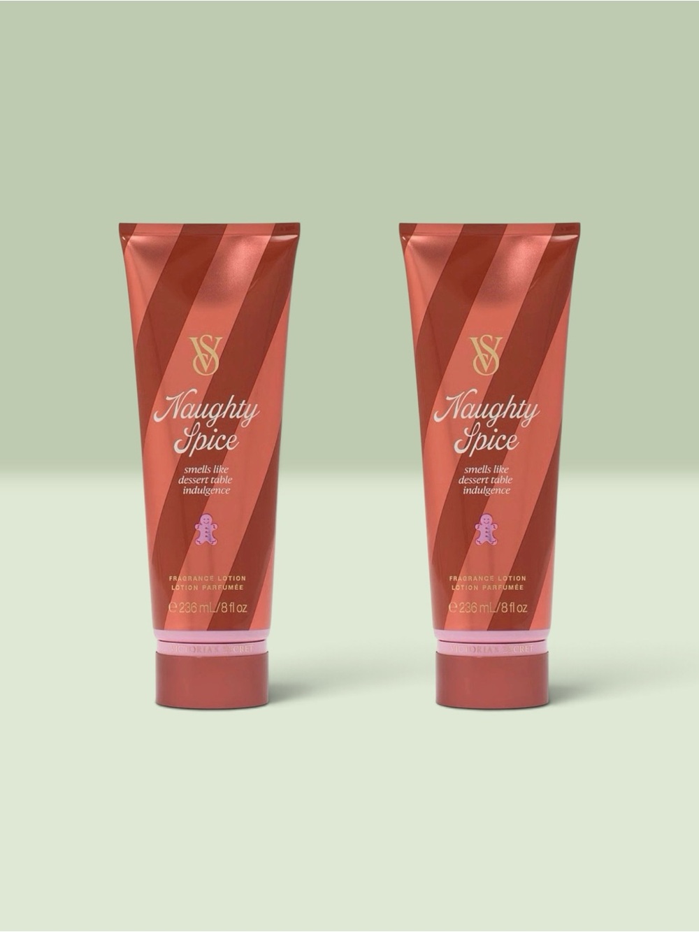 Victoria's Secret NAUGHTY SPICE Fragrance Lotion ~ 8 fl.oz. ( Lot of 2 )